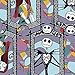 Nightmare Before Christmas Cotton Fabric - Sally and Jack Stained Glass by The Yard