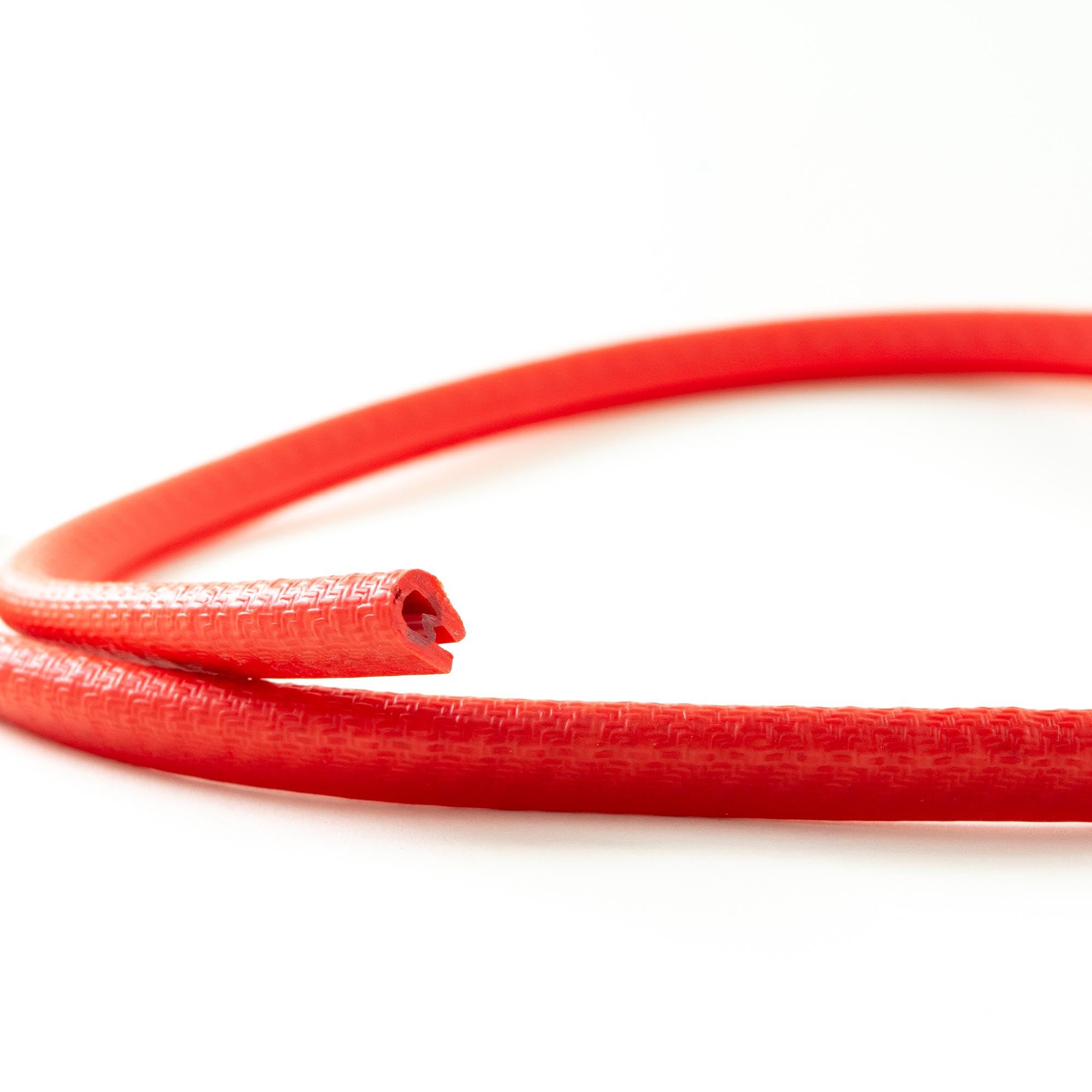 Eutras Edge Protection 1157 KS1058 Clamp Piping Clamp Range 1 to 2 mm 5 m Red