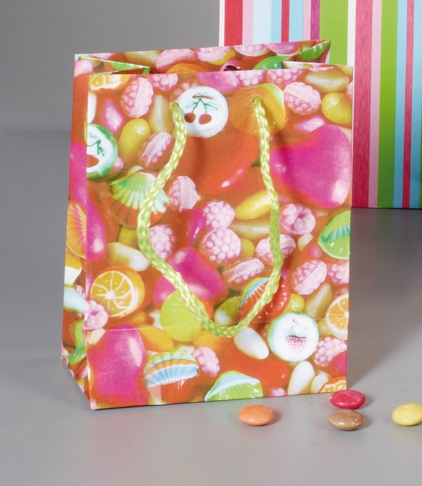 Gift Bags Mini 11,3x6,5x14,5 cm Assorted Designs Pack of 10