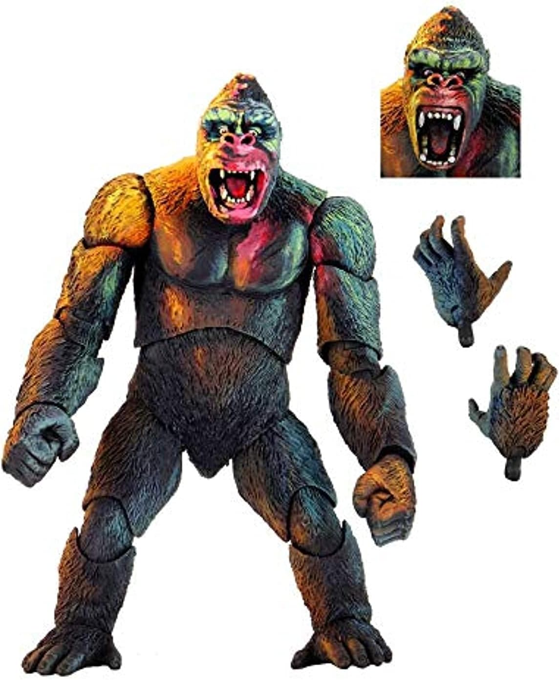 Amazon 限定 イラストカラー版 ネカ キングコング フィギュア Neca King Kong Figure フィギュア ドール 通販