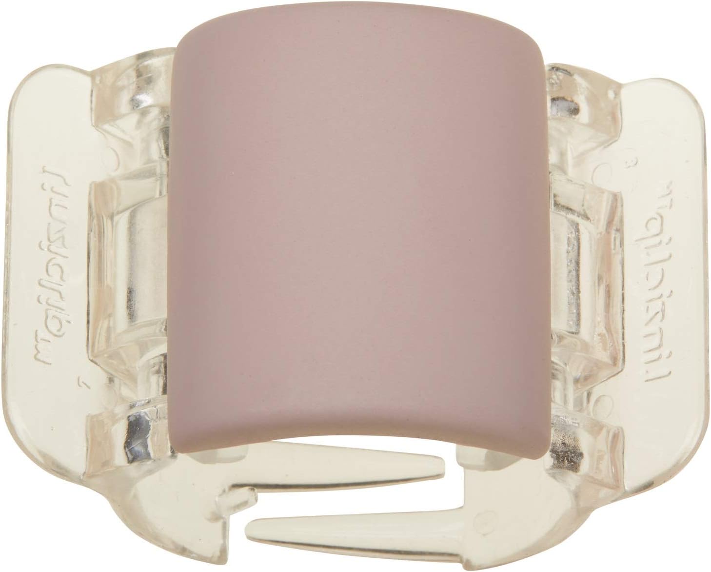 Linziclip Midi Hair Claw Clip - Hidden Springs, Great Grip, many Colors & Styles, suits thick hair and shorter to medium length hair (Matt Flamingo)