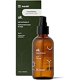 Maude Oil No. 0 - Hydrating Organic Massage + Body Oil - Skin Moisturizer with Jojoba, Coconut + Castor Oil - Rich in Vitamin B + Vitamin E - Relaxing Self Care Gifts (4 fl oz)