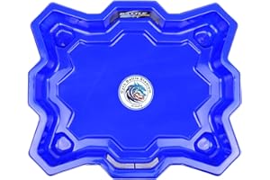 Aimoly Stadium Battle Arena for Beyblade Battling Game Metal Fusion Arena (Blue)