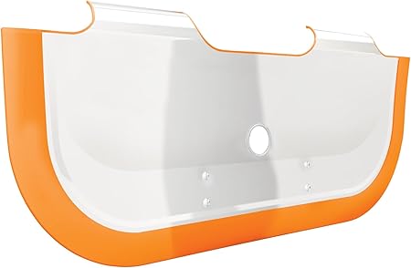 Freekidds Reducteur De Baignoire Babydam Blanc Orange Amazon Fr Bebes Puericulture
