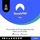NordVPN Plus, 10 Devices, 1-Year, VPN & Password