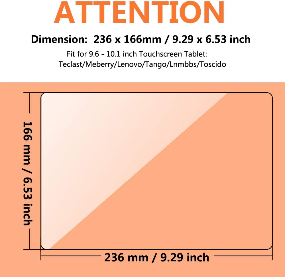 KATUMO 2 Pack 10 Inch Tablet Screen Protector - Image 3