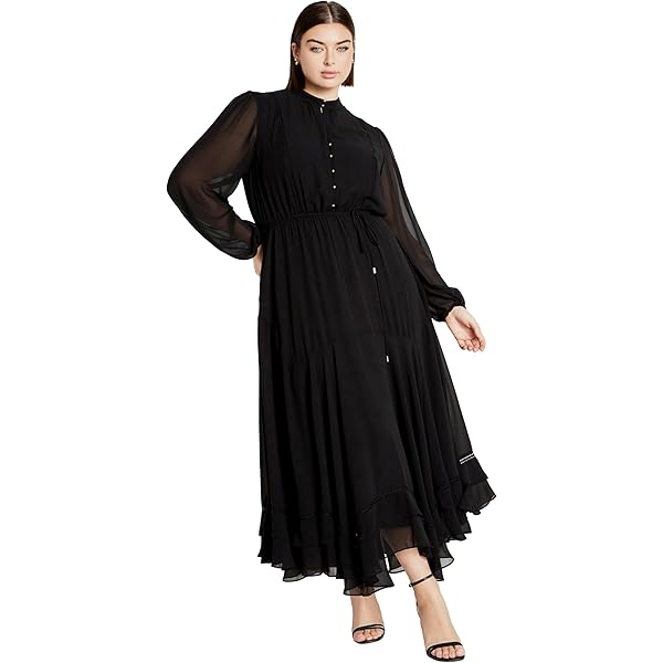 City Chic Women's Plus Size Dress-Halle, Black at Amazon Women's Clothing store City Chic Women's Plus Size Dress-Halle, Black at Amazon Women's Clothing store