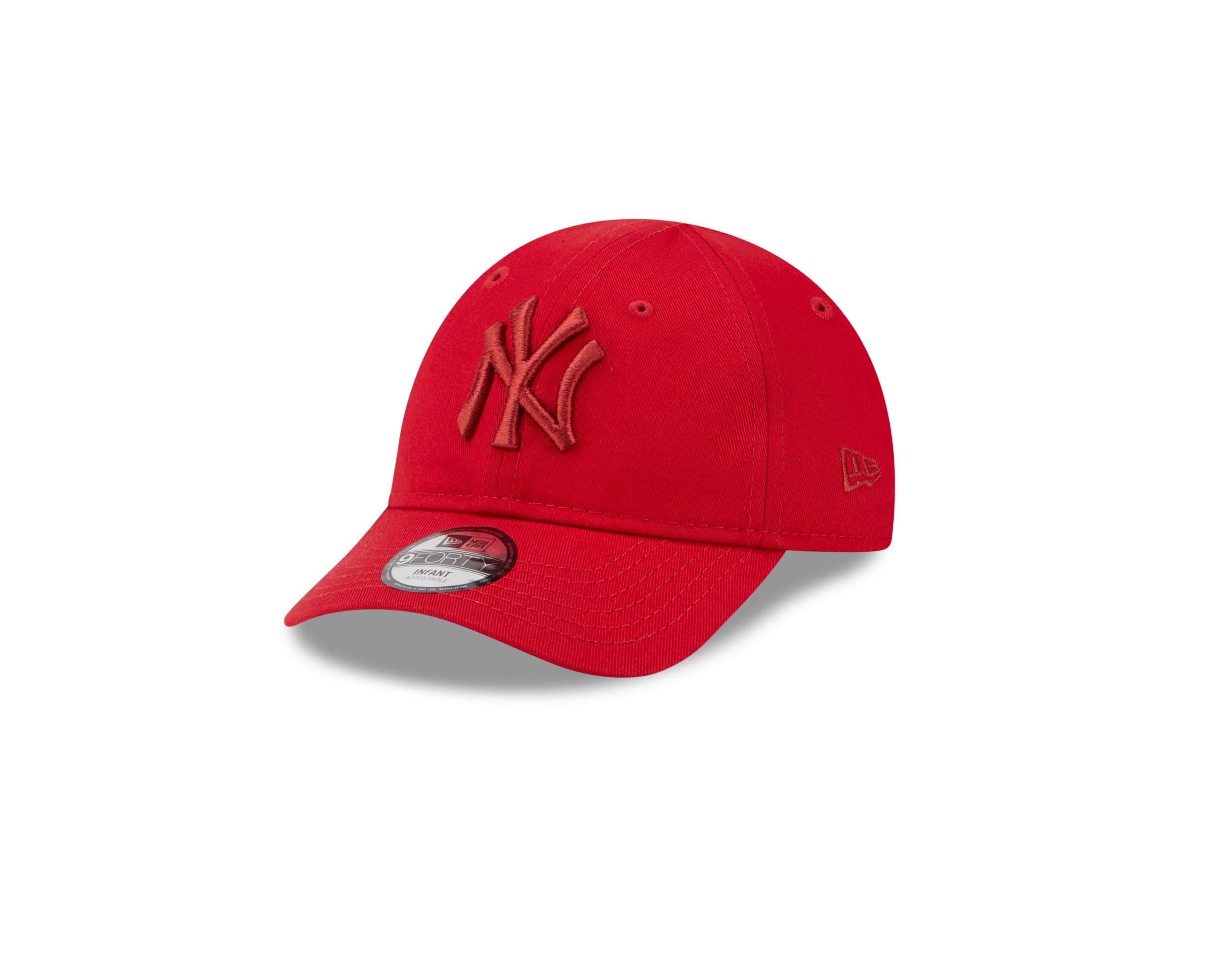 New Era New York Yankees MLB League Essential Tonal Scarlet 9Forty Infant Cap - Infant