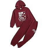 Cakaner Boys Sweatsuit Graphic Printed Hoodie Sweatshirt and Jogger Pant Sets Sizes 5-12