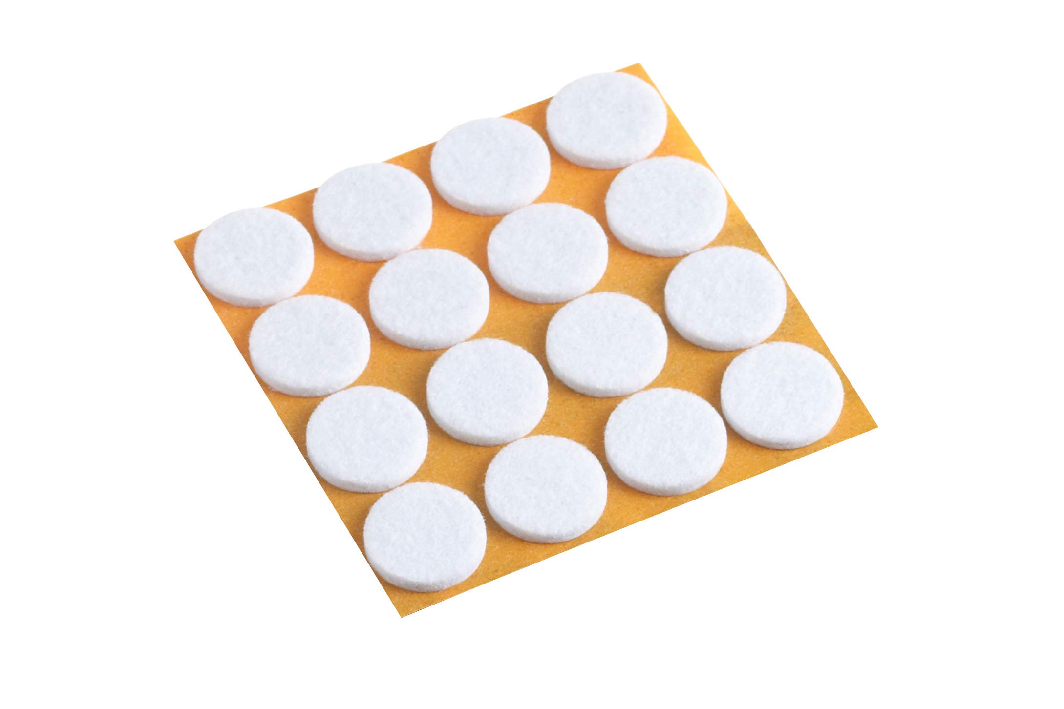 Metafranc Felt Gliders, Diameter 35 mm, self-Adhesive, Brown, 4 Pieces, Effective Protection of Your Furniture and Chairs, Furniture Glider Set for Sensitive Floors, Chair Gliders, Floor Gliders,