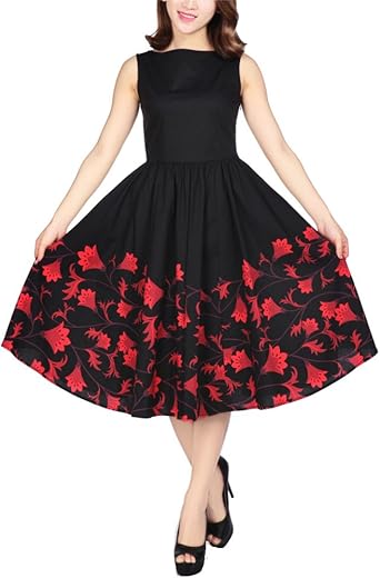 red and black dress amazon