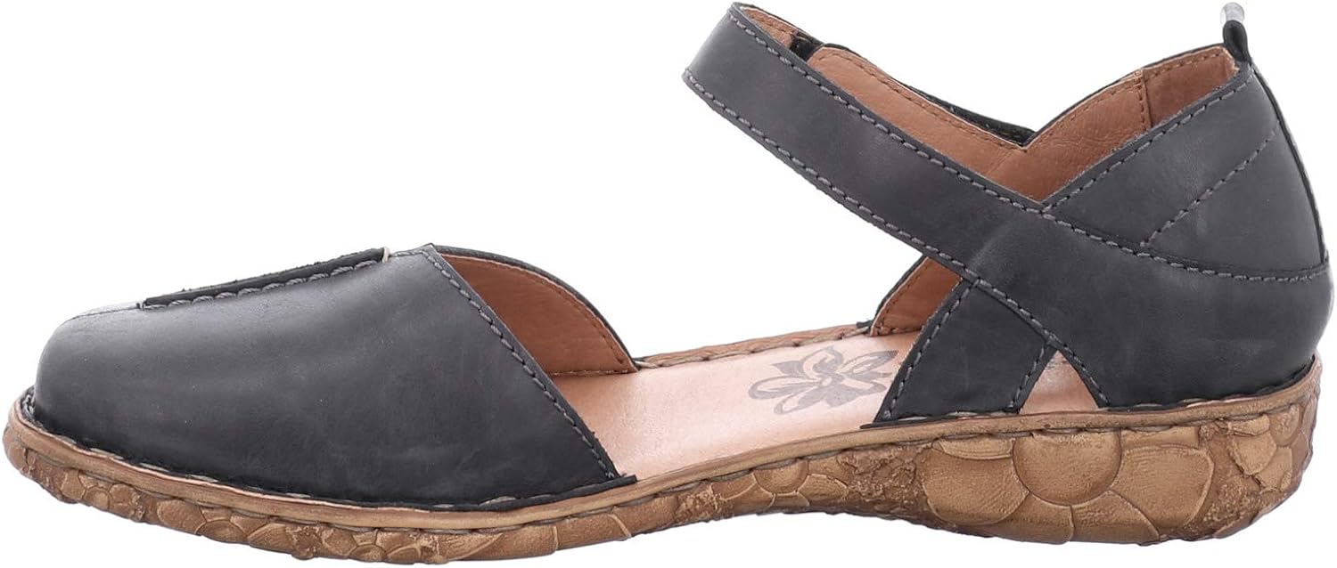 Paul Green Damen Riemchenballerinas - Leder Mit 4cm Absatz