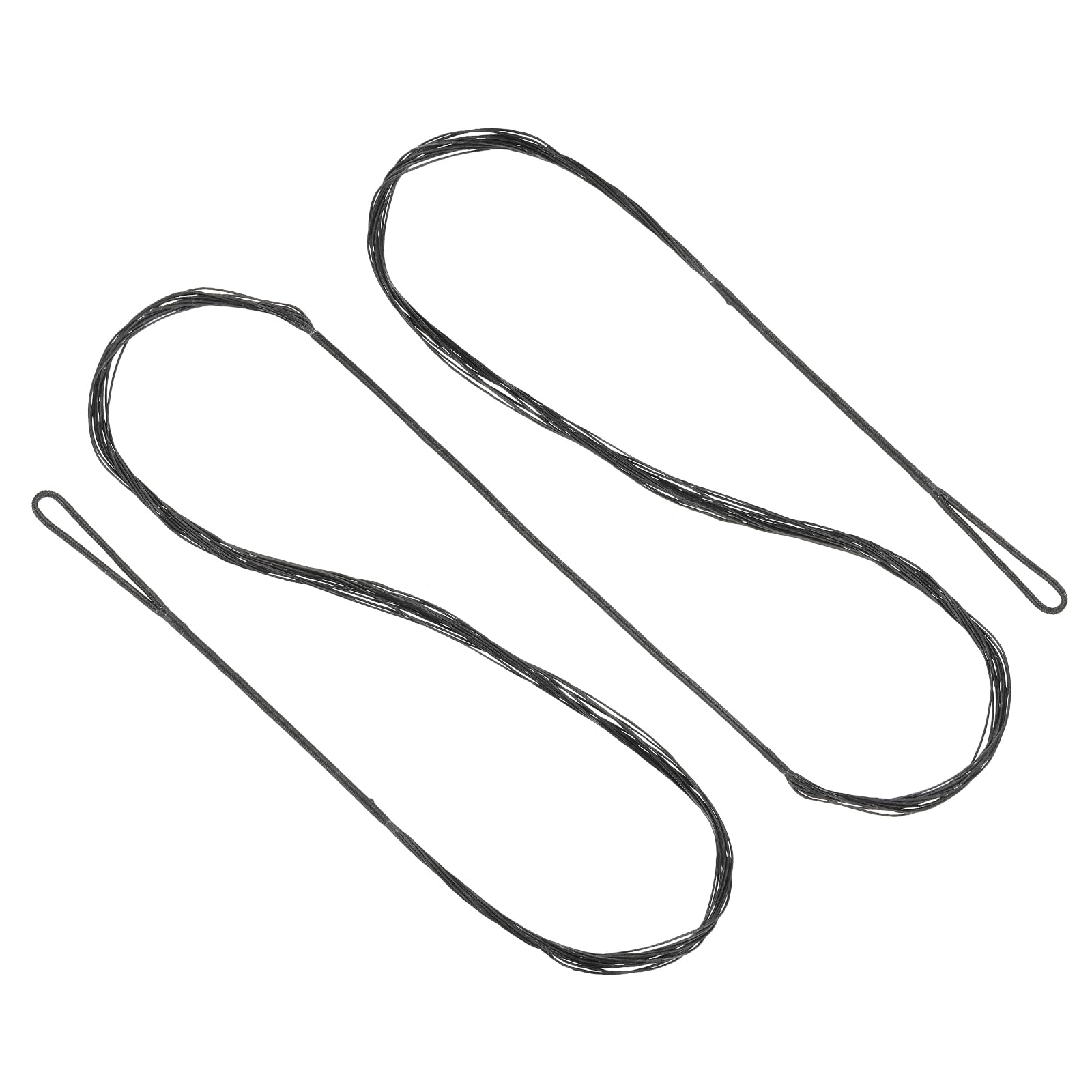 PATIKIL Recurve Bow String, Archery Bowstrings Replacement 14 Strands Longbow String for Universal Archery Equipment, Black AMO 58"(Actual 54")