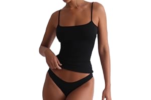 Womens Sleeveless Tank Top Cami Shirt Straps Camisole Shirts Summer Y2K Going Out Basic Shirt Cute Top