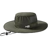 BASSDASH UPF 50+ Fishing Sun Hat Water Resistant Unisex Wide Brim Bucket Boonie Hat for Hiking Camping Safari FH15
