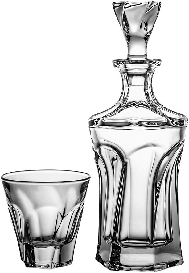 Pack of Aljulia 4568 Whiskey Glasses – Set 900 + 6X320 ML, 38 x 35 x 15 cm 7 Units