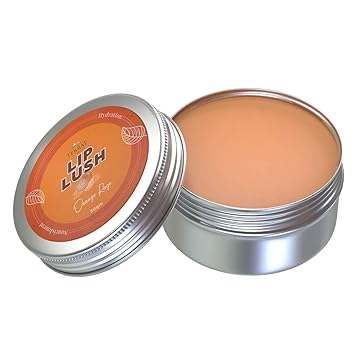 Terrai Natural Moisturising Orange Lip Balm Enriched with Shea Butter, Repair Dry Chapped Lips for Men & Women, Sulphate Free, 30gm