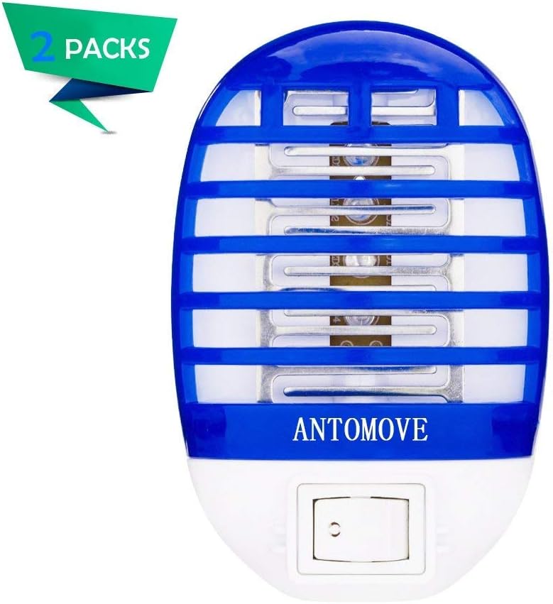 Antomove Bug Zapper Electronic Mosquito Zapper Electronic Insect Killer Eliminates Most Flying Pests Two-Pack