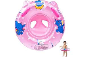 AIYUENCICI Baby Swimming Float, Inflatable Floatie Raft with Handle Safety Seat, Children Waist Float Ring Kids Water Bathtub Beach Party Toys, Toddler Swim Ring 8-48 Months