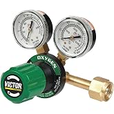 Oxygen Single Stage Regulator, Oxygen, Single Stage, 0.825"-14 Inlet, 9/16"-18 Outlet - 1 Each