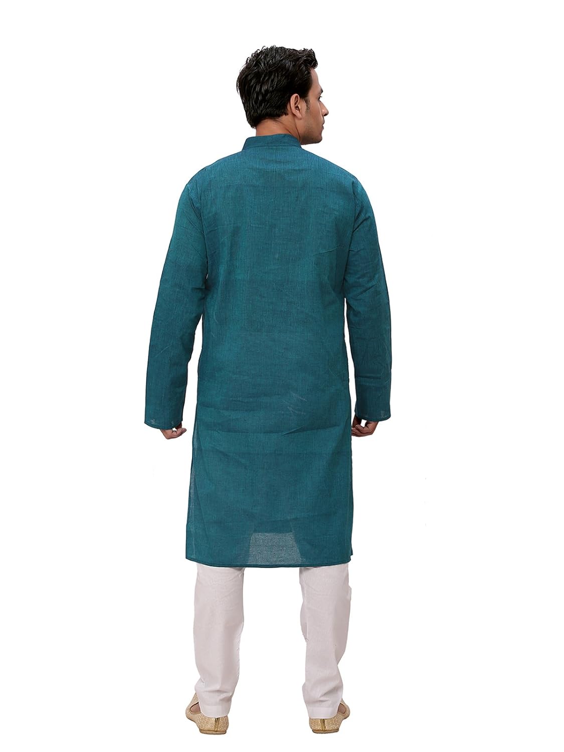 a.b.c. garments green south cotton kurta pyjama set for men