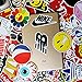 100Pack Logo Brand Stickers Set Random Sticker Decals for Water Bottle Laptop Cellphone Bicycle Motorcycle Car Bumper Luggage Travel Case. Etc (Logo)