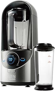Pado Ozen 310 Vacuum Blender, Countertop Kitchen Blender for Nutrient Dense Smoothie Blends That Don't Separate, Plus Extra Vacuum Storage Container-Silver