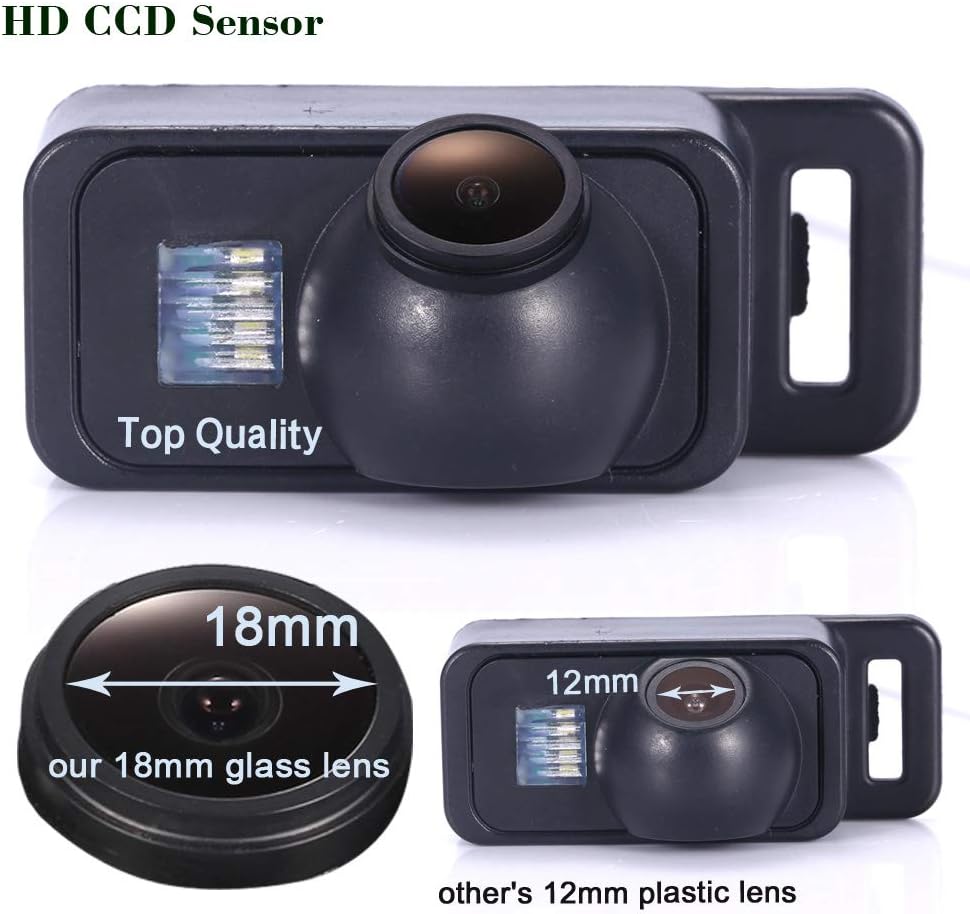 HDMEU HD Color Waterproof Vehicle Car Rear View Reserve/Backup/Spare Camera, Reversing Camera for Toyota Reiz Toyota Prius Toyota Mark X 4D MK1 Toyota Land Cruiser Prodo Toyota Land Cruiser