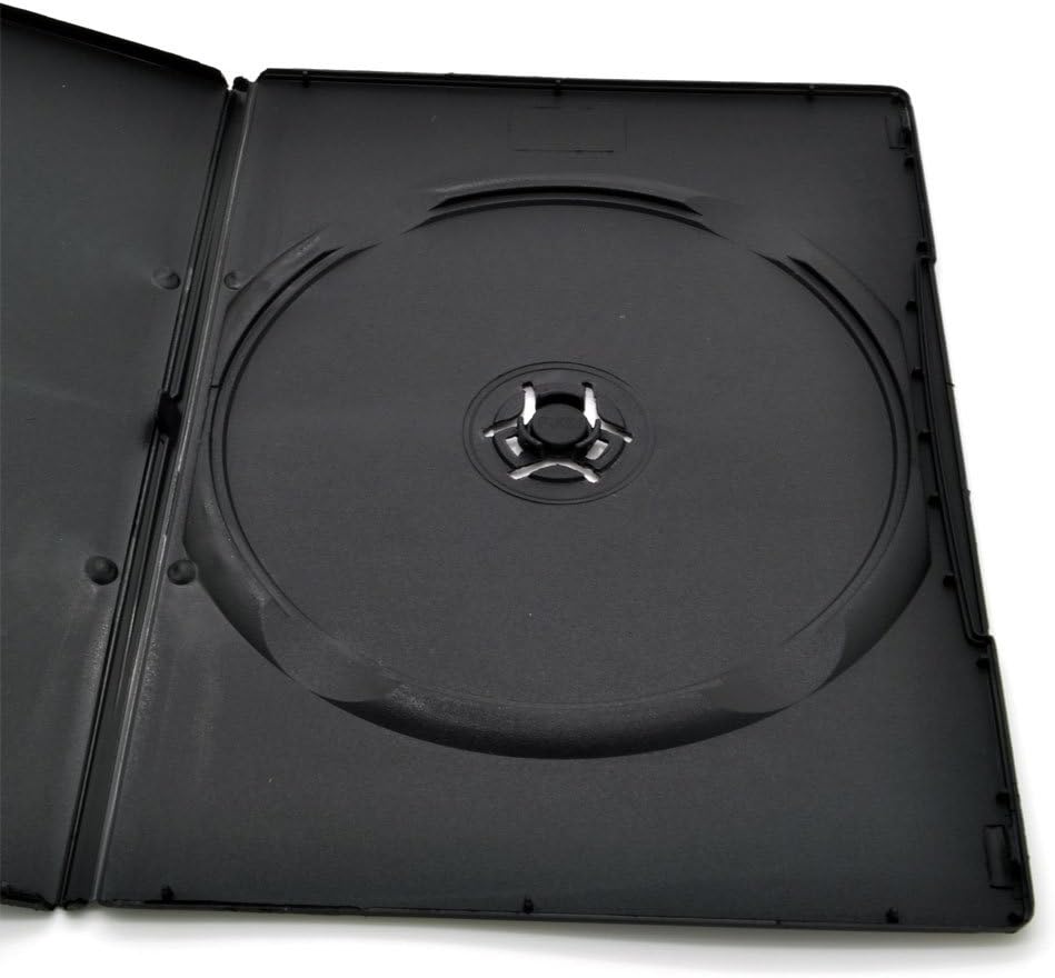 Maxtek 7mm Slim Black Single CD/DVD Case, 100 Pieces Pack.: Home & Kitchen