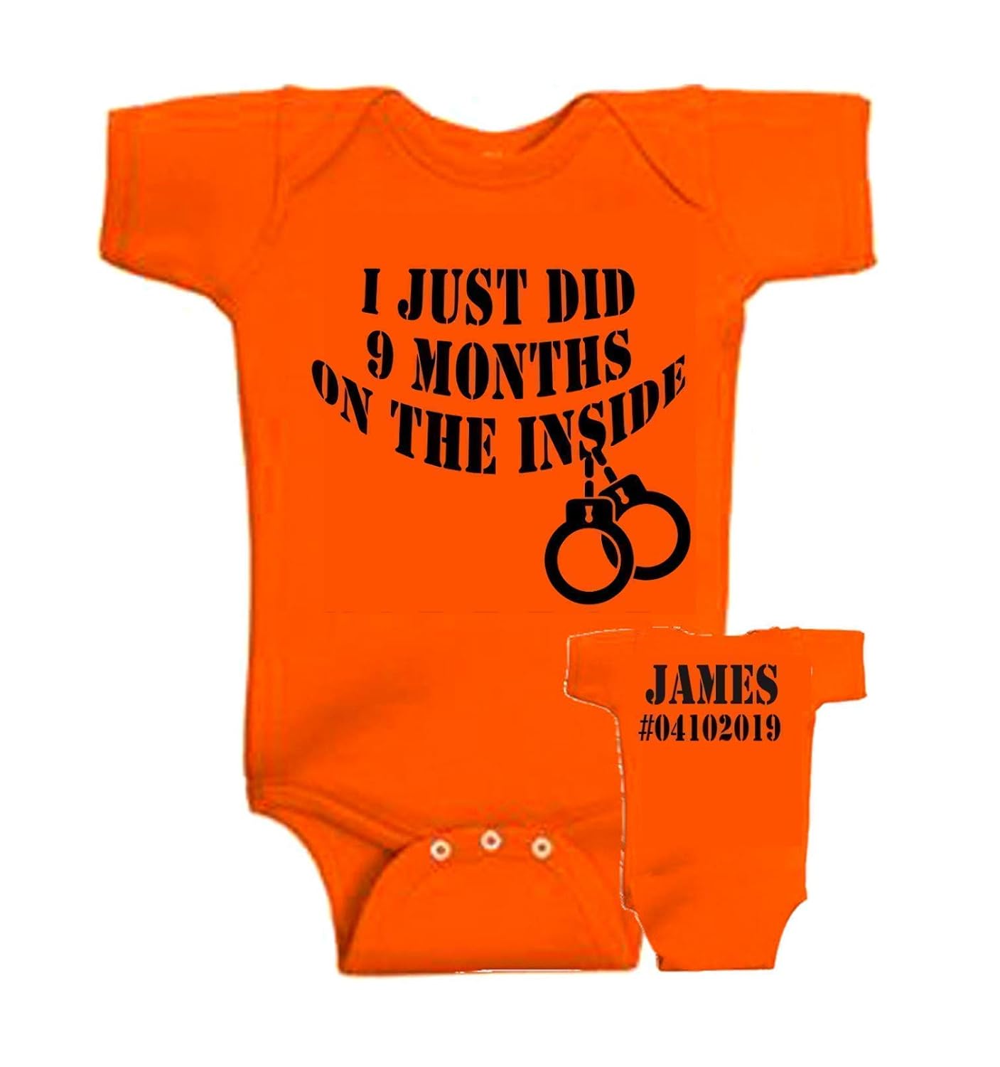 i did 9 months on the inside baby onesie