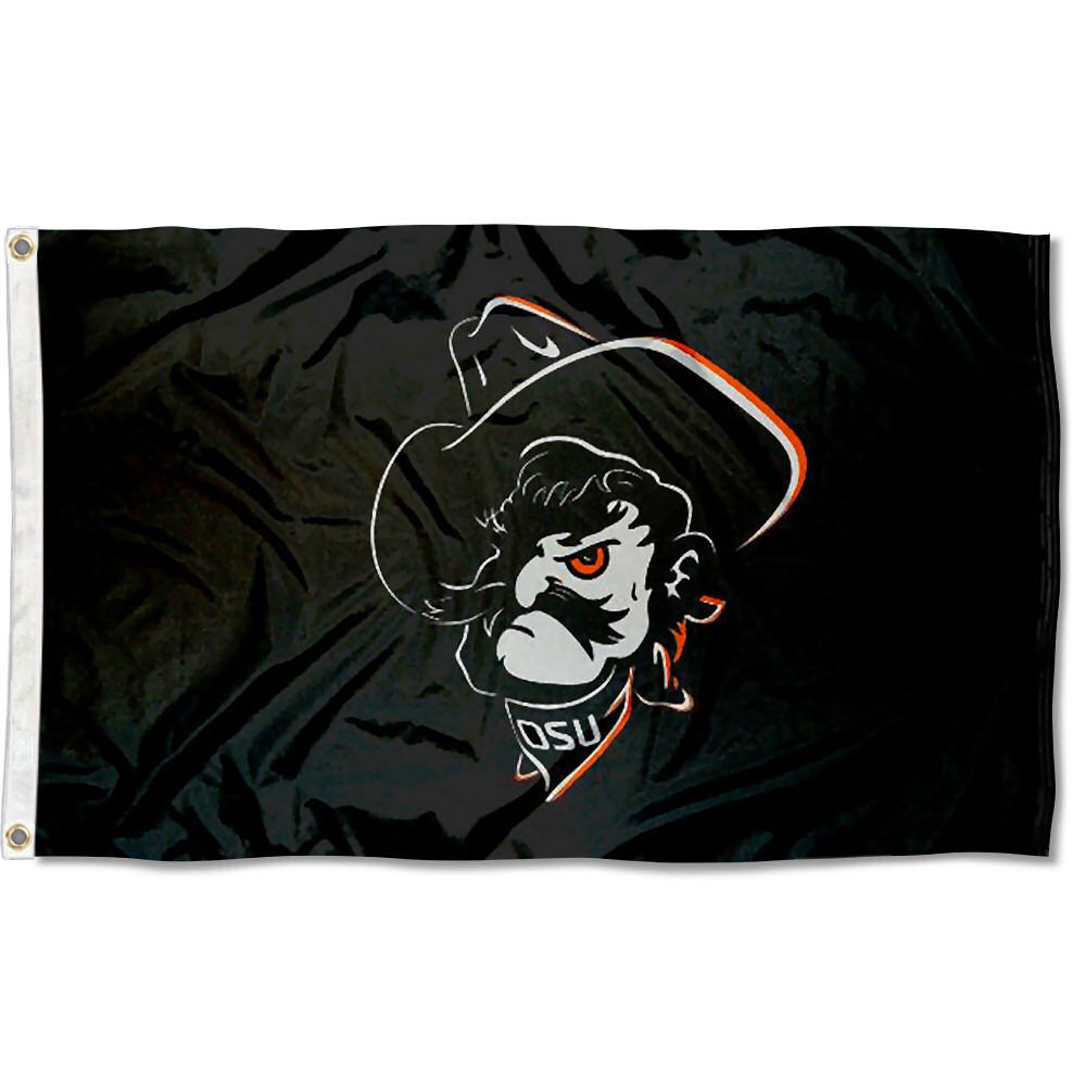 Osu Cowboys Pistol Pete Mascot College Flag Amazon In Sports
