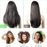 URAQT Hair Brush Boar Bristle Paddle Mint Green Detangle Soft Massage view 5