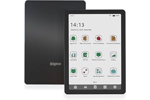 Bigme B6 Color E-Reader, Colour eBook Readers 6 Inch E-Ink eReaders Digital ePaper Tablet with Android 14, 4GB+64GB, Adjustable Front Light Android eReader with Audiobook Translator Voice Recorder