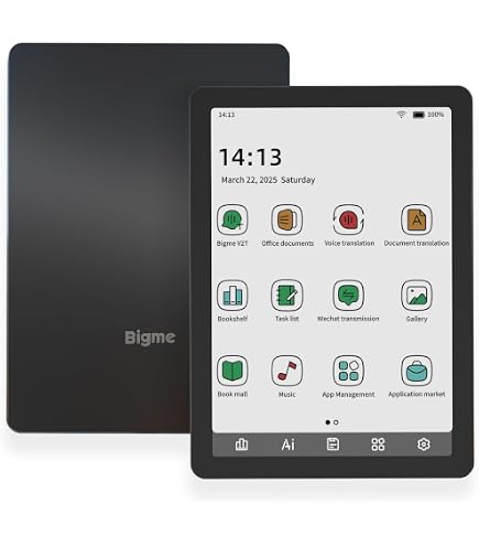 Amazon.com: Bigme S6 Color + Lite E-Ink Display Epaper Tablet 7.8