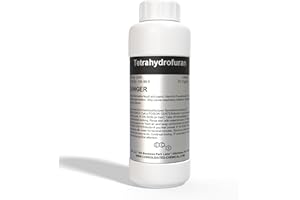 CCS CONSOLIDATED CHEMICAL & SOLVENTS Tetrahydrofuran (THF) High Purity Solvent - 100mL (3.3 Fl Oz)