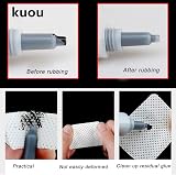 Kuou 300 Pcs Lint Free Nail Wipes Pads Nail Art Absorbent Remover view 5