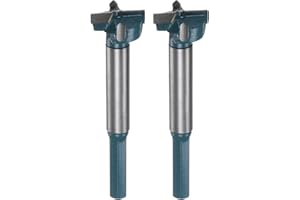 HARFINGTON 2pcs Forstner Drill Bit 20mm (25/32") Carbide Forstner Bits Wood Hinge Hole Opener Cutter with Hex Shank for Woodw