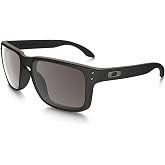 Oakley Holbrook Sunglasses 57MM Matte Black Frame/Warm Grey Lens, Casual
