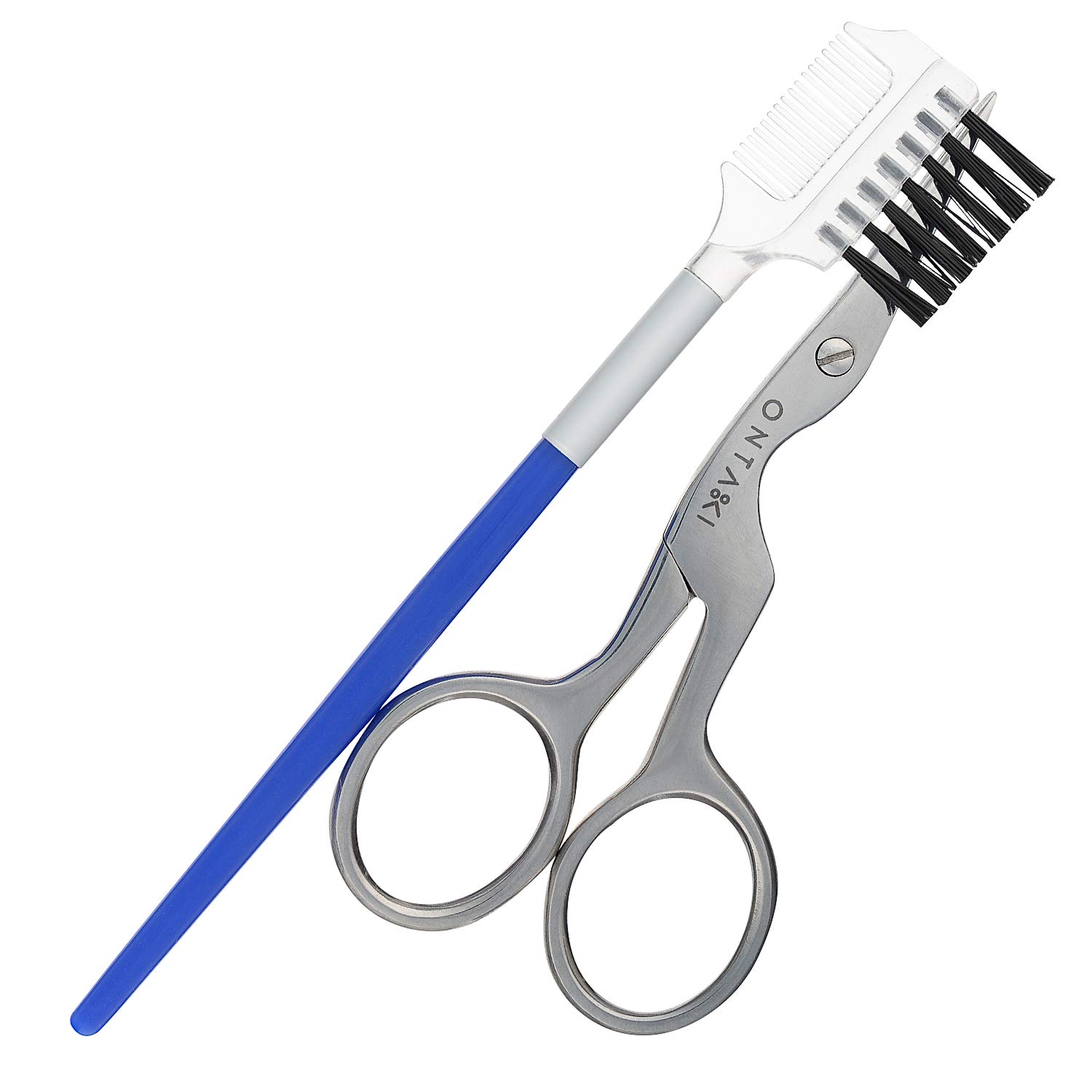 Eyebrow Scissors with Brow Brush Kit (Silver): Home Improvement