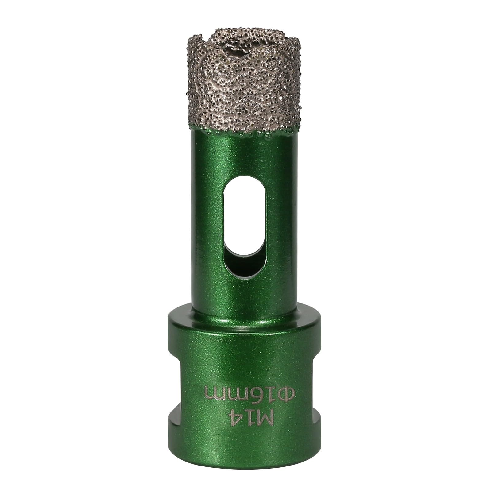Vearter 16 mm Diamond Core Drill Bit, M14 Thread Connection Masonry Hole Saw, Vacuum Brazed Hollow Hole Cutter for Tile, Marble, Granite, Porcelain, Concrete, Quartz Stone