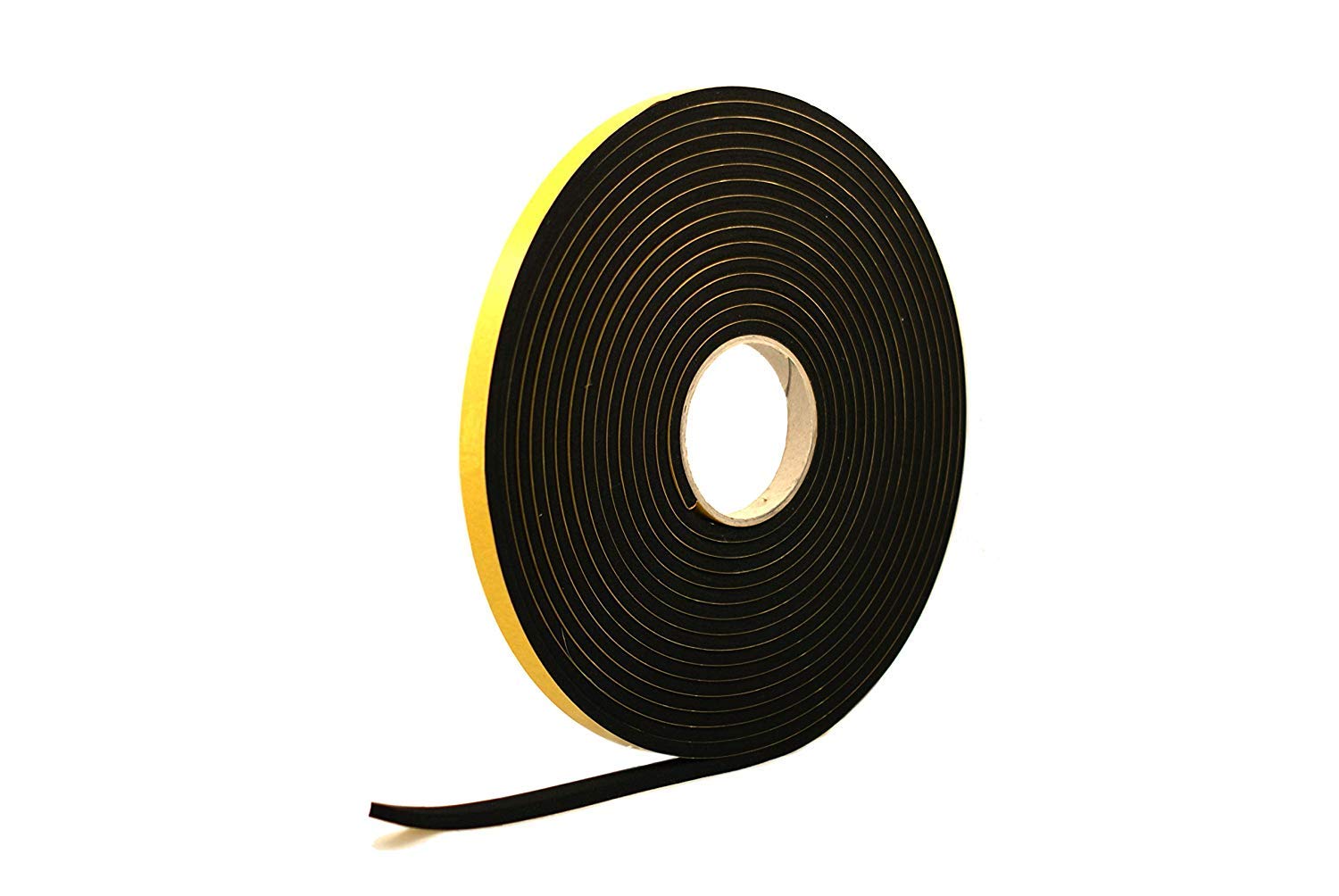 Neoprene Rubber Black Selfadhesive Sponge Strip 12mm wide x 8mm thick