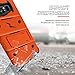 Samsung Galaxy Note 8 Case, Zizo [Bolt Series] FREE [Curved Full Glass Screen Protector]Kickstand[12 ft. Military Grade Drop Tested]Holster Note 8 Orange/Black