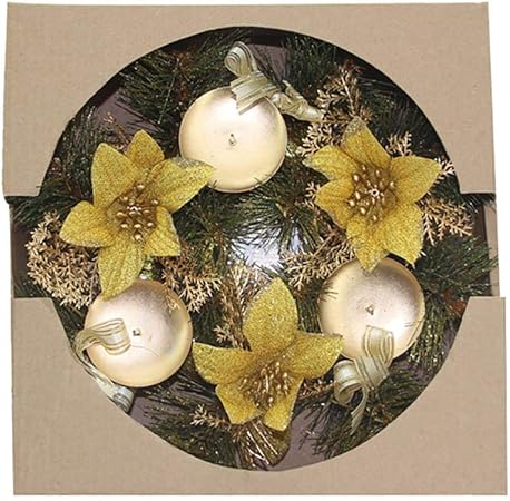 Centrotavola Natalizi Amazon.Bledyi Centrotavola Natalizio Con 3 Portacandele Colore Oro Amazon It Casa E Cucina