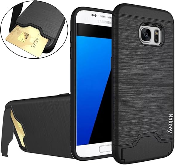 Nakeey Samsung S7 Hülle,Card Slot Galaxy S7 Hülle, Slim Amazon.de Elektronik