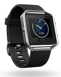 Fitbit Blaze Reloj Inteligente para Actividad Física, Unisex Adulto, Negro y Plata, L