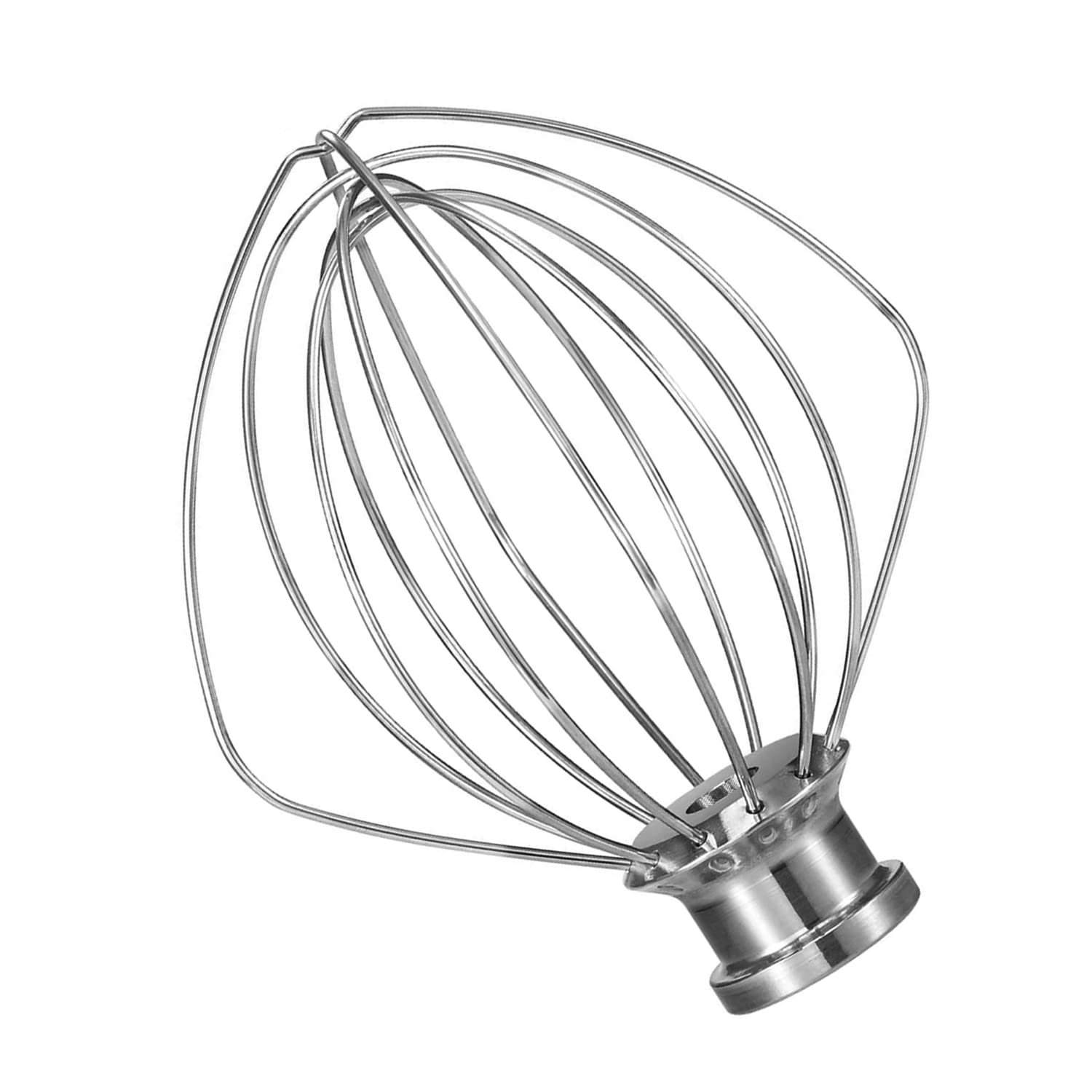 K45WW 6-Wire Whip Attachment for KitchenAid 4.5-5 Quart Tilt-Head Stand Mixer Stainless Steel Whisk for Kitchen Aid Mixer Accessory Replacement Parts