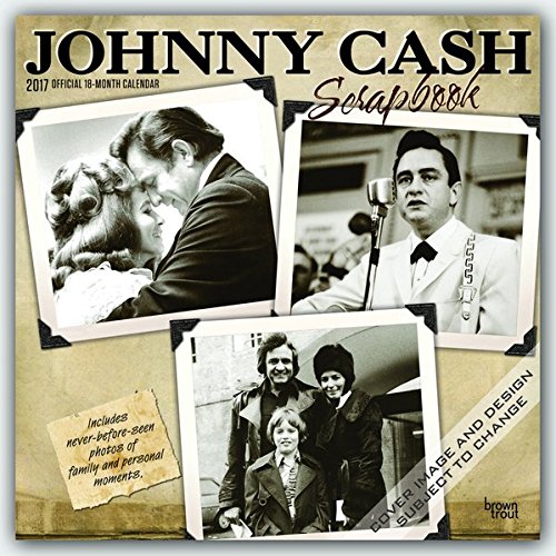 Johnny Cash - 2017 Calendar 12 x 12in