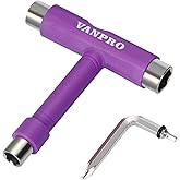 skateboard tools Used Adjusting of skateboard，roller skate（Purple,Pack 1） | Metal 45# steel ABS plastic Used for Adjusting and Tightening of various skateboards Wheels, Trucks and roller skates，etc