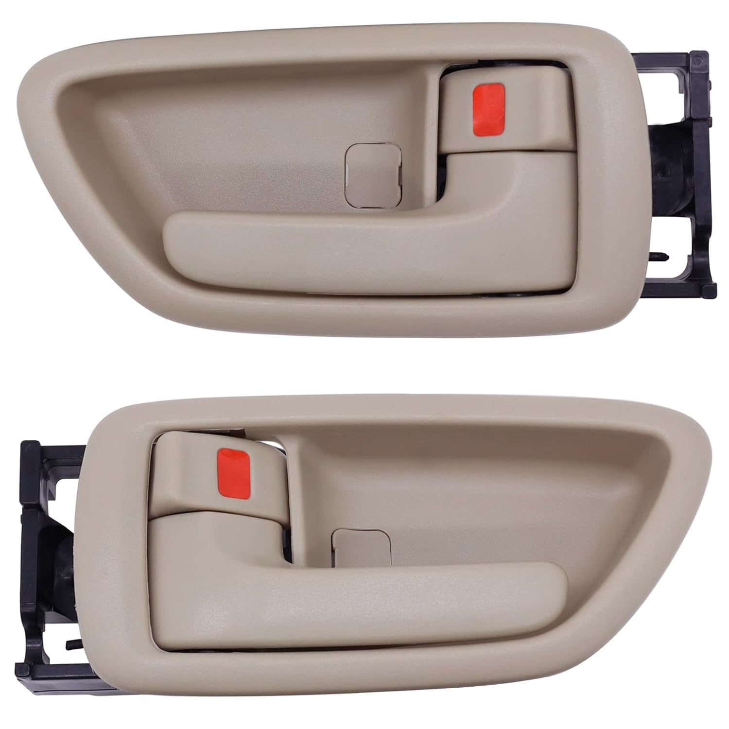 Photo 1 of Lcyolada 2Pcs Interior Door Handles Driver & Passenger Side for 2001-07 Toyota Sequoia, 2000-2004 Avalon, 2004-2006 Tundra - Crew Cab ONLY - Four Full-Sized Doors - Beige