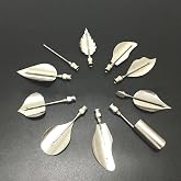 Professional Cake Decorating Moldes Para Gelatinas For Jelly Stainless Steel Flowers Leaves 3D Jelly Art Tools 10-Piece Set for Creating Beautiful Gelatin Flower & Leaf Designs